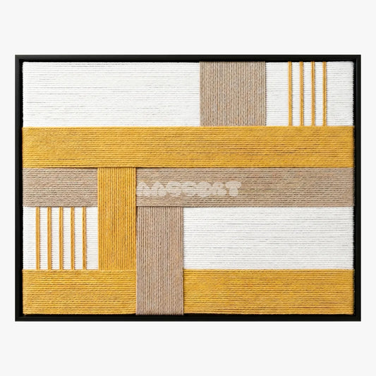 Golden Interval - Textile Art #RE030