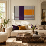 Purple Gold - Textile Art #RE073