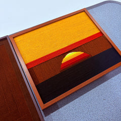 “Sunrise” - Textured Fiber Wall Art