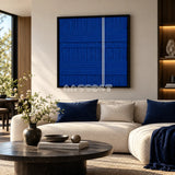 Deep Blue - Textile Art #SQ166