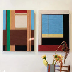 After the Beach Walk - Textile Art #RE007