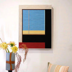 After the Beach Walk — Fiber Art