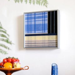 Night River Lantern — Fiber Art