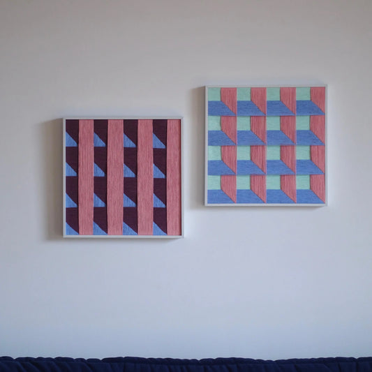 Whispering Bricks — Fiber Art