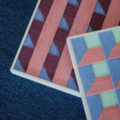 Whispering Bricks — Fiber Art