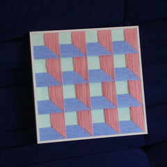 Whispering Bricks — Fiber Art