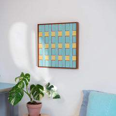 "Afternoon Window" — Textured Fiber Wall Art