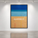 Beach Day - Textile Art #RE079