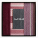 Burgundy Overture - Textile Art #SQ098