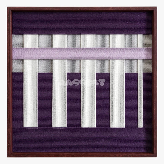 Violet Aftershock - Textile Art #SQ073
