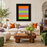 Neon Hymn - Textile Art #RE069
