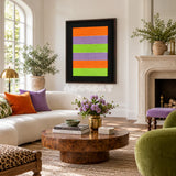 Neon Hymn - Textile Art #RE069