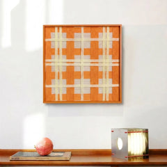 “Summer Marmalade” - Textured Fiber Wall Art