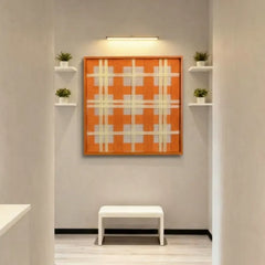 “Summer Marmalade” - Textured Fiber Wall Art