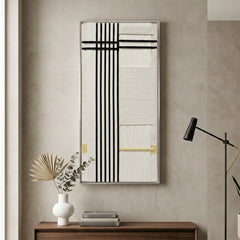 “The Monologue” - Textured Fiber Wall Art