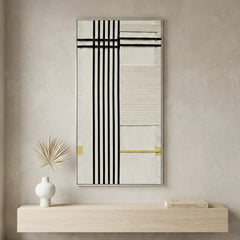 “The Monologue” - Textured Fiber Wall Art