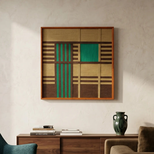 "Vast Horizon" — Textured Fiber Wall Art