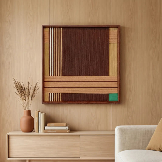 "Earthy Fragrance" — Textured Fiber Wall Art