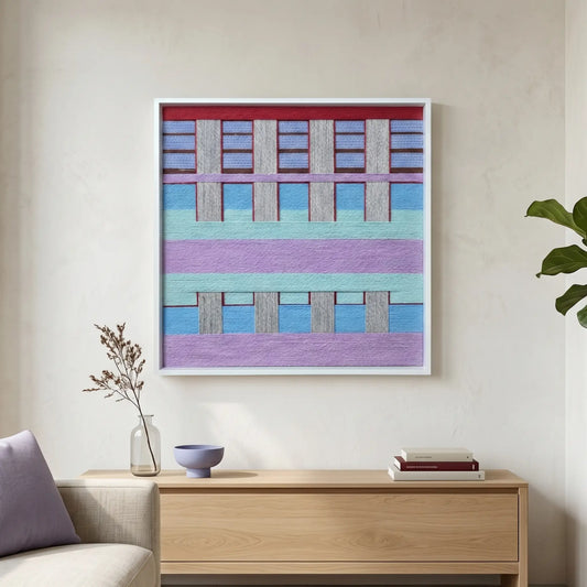 "Hanosen Anji" — Textured Fiber Wall Art