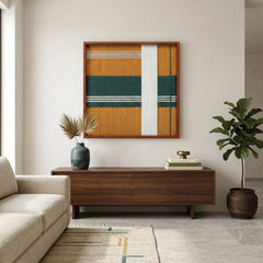 Amber Pine - Textile Art #SQ120