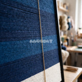 Blue Threshold - Textile Art #SQ164