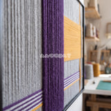 Purple Gold - Textile Art #RE073