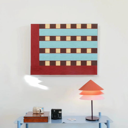 Malèna: A Sicilian Beauty - Handcrafted Mediterranean Yarn Weave Painting | Coastal Wall Art