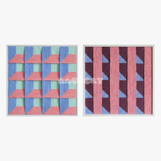 Whispering Bricks - Textile Art #PR005