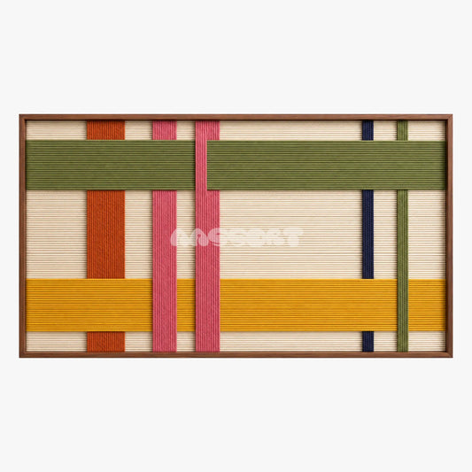 Chromatic Pause - Textile Art #RE064