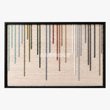 Chromatic Rain - Textile Art #RE048