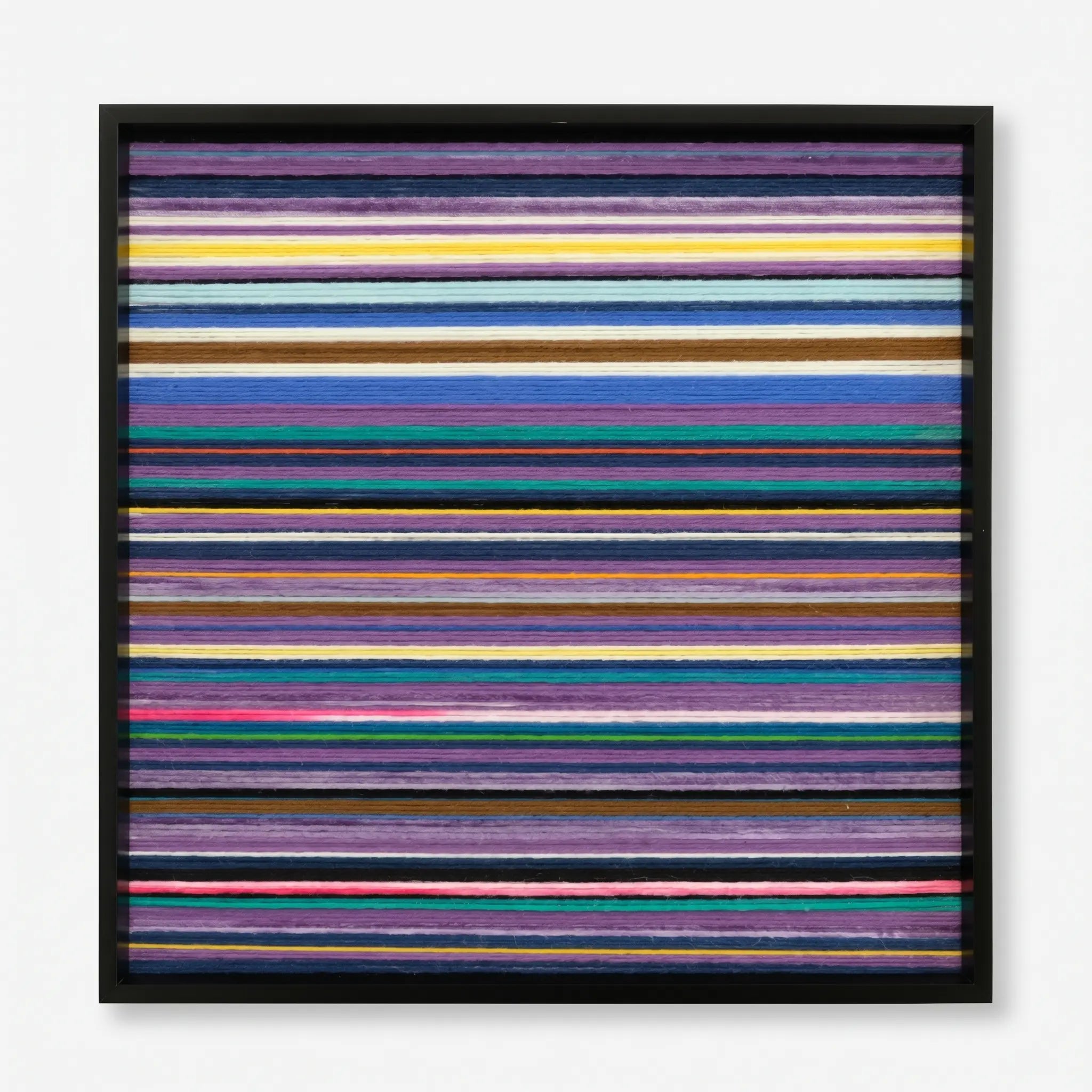 "Reconstructing the future" — Textured Fiber Wall Art