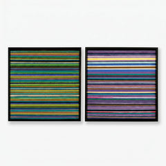 "Reconstructing the future" — Textured Fiber Wall Art