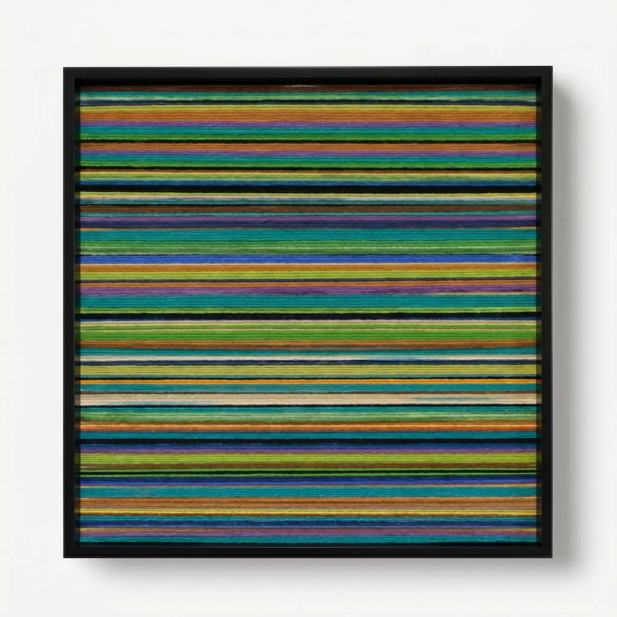 "Reconstructing the future" — Textured Fiber Wall Art