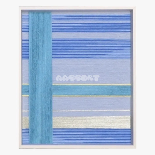 Blue Sea - Textile Art #SQ008