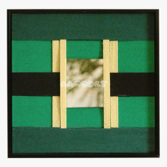 Green Glow - Textile Art #SQ021