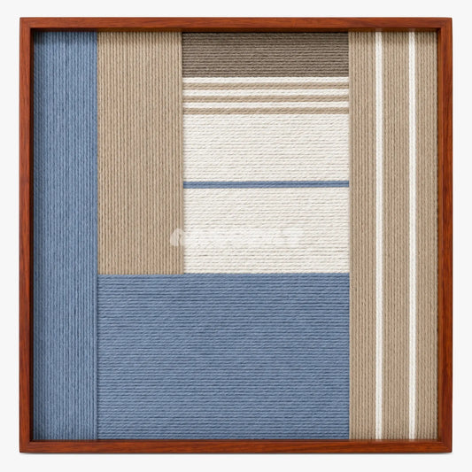 Cerulean Mist - Textile Art #SQ130