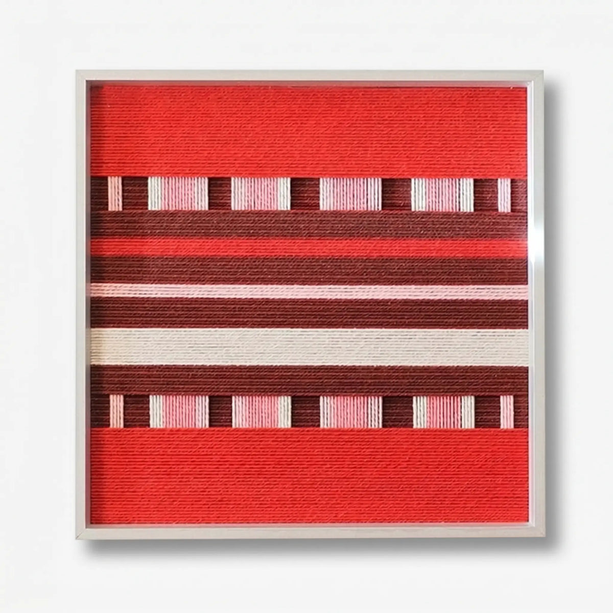"Spring Miss" — Textured Fiber Wall Art