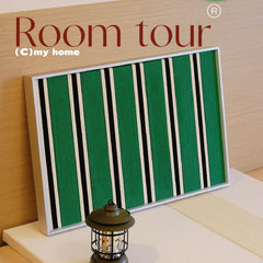 "Through the Misty Forest - Handcrafted Weave Painting Art"