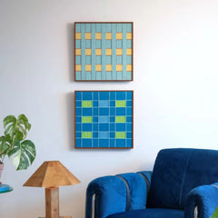 "Afternoon Window" — Textured Fiber Wall Art