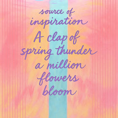 Blooming Flowers — Fiber Art