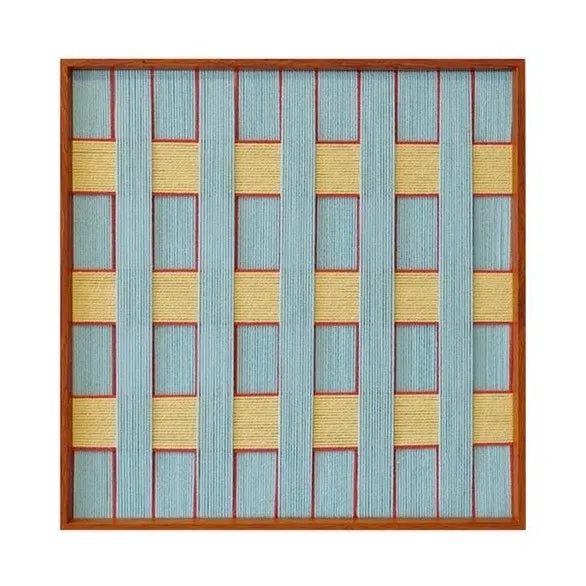 Front-facing view on white background to clearly display the square format, color balance, and minimalist design