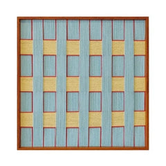 Front-facing view on white background to clearly display the square format, color balance, and minimalist design