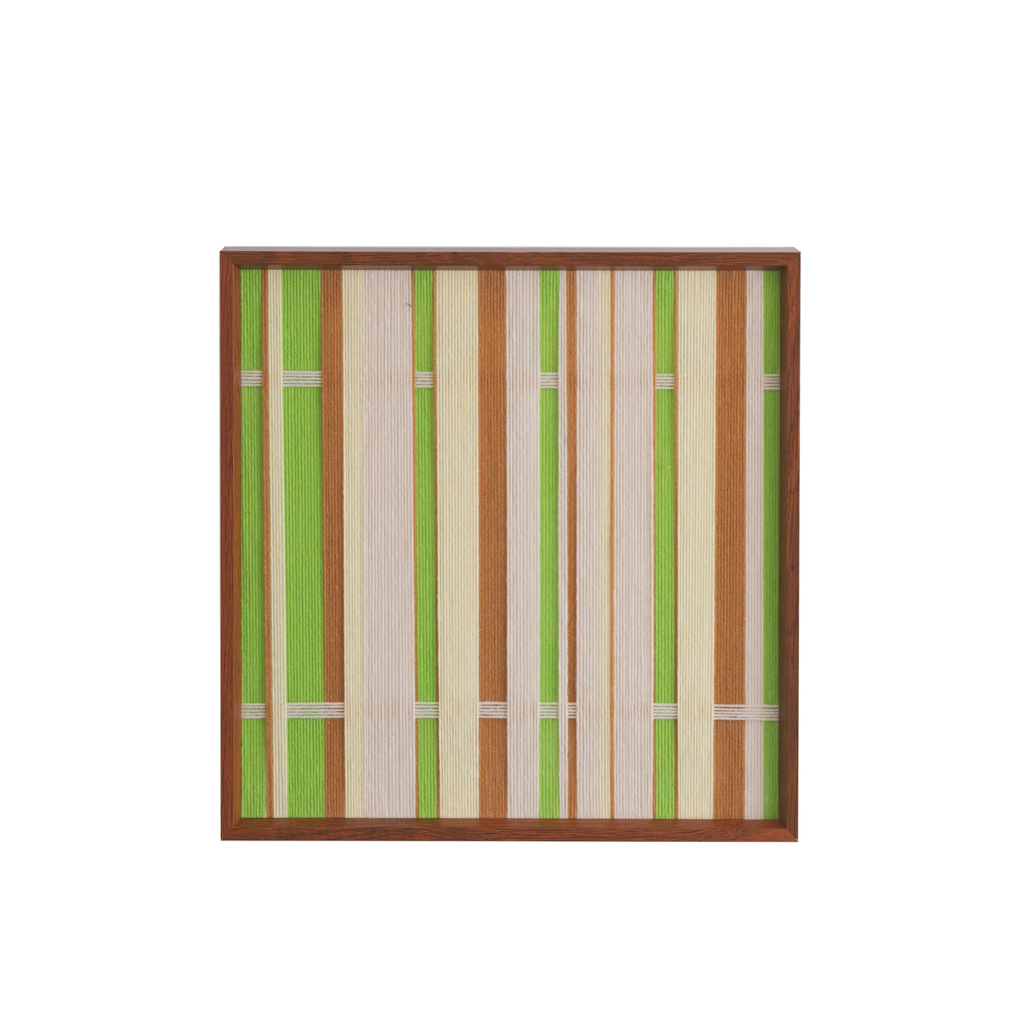 Tree Ah Tree yarn woven wall art front view on plain white background