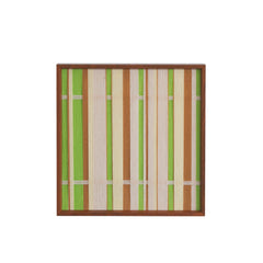 Tree Ah Tree yarn woven wall art front view on plain white background