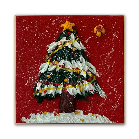 DIY Handcrafted Christmas Tree Painting Kit | Festive Holiday Art