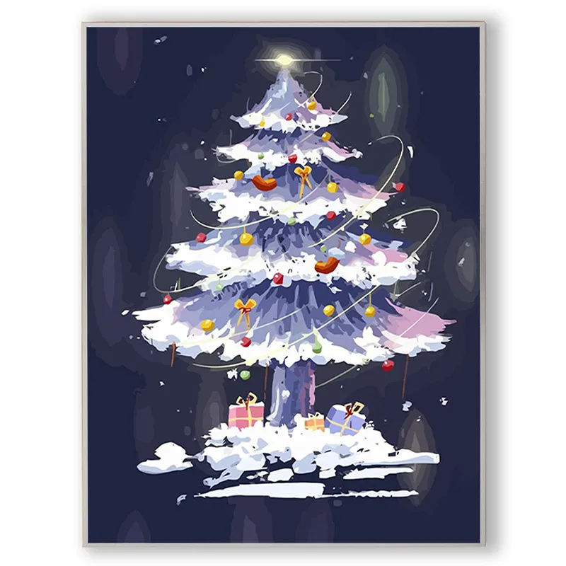 Creative DIY Christmas Tree Painting Kit – Fun Holiday Art Project