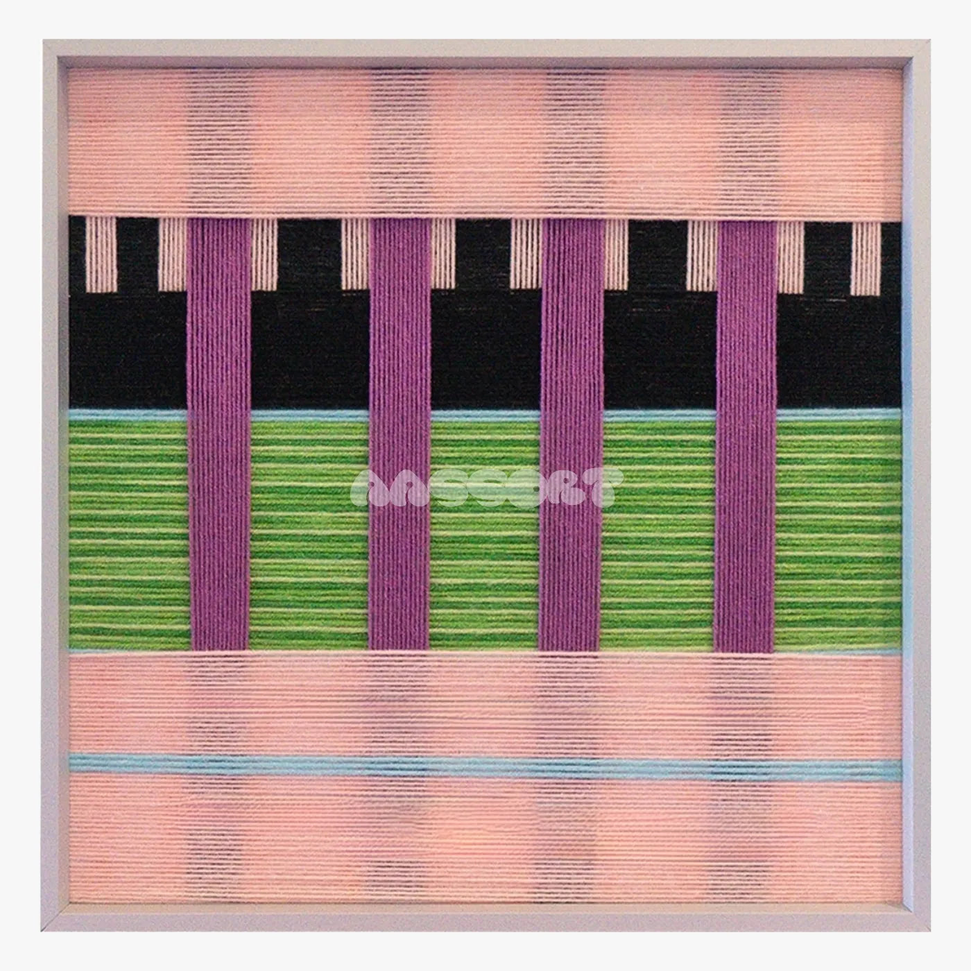 Woodland Mirror - Textile Art #SQ116