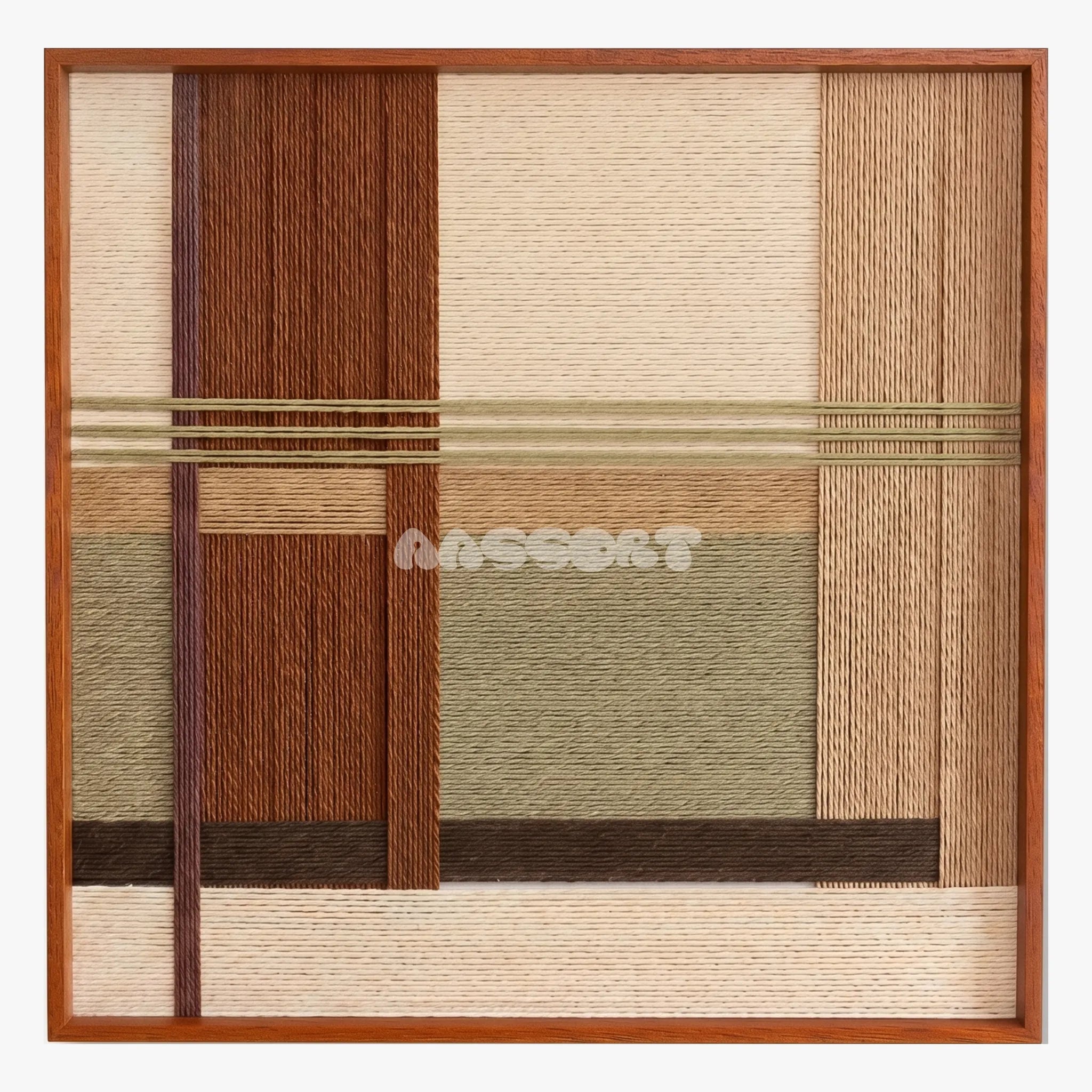 Embers of the Wild - Textile Art #SQ070