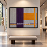 Purple Gold - Textile Art #RE073