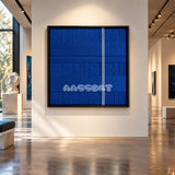 Deep Blue - Textile Art #SQ166